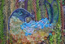 Underbrush embroidery by Nicky Perryman Textile Artist